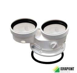 KIT SCARICO SDOPPIATO Ø 80/80MM