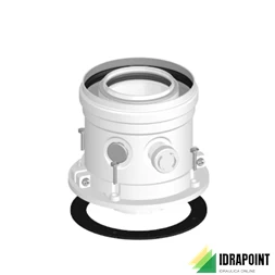 ATTACCO COASSIALE VERTICALE Ø 100/60MM