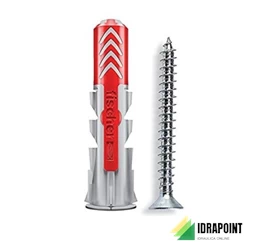 TASSELLO CON VITE DUOPOWER Ø 6 CONF 100 PZ. PER MURO/CARTONG