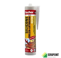 FISCHER SILICONE NEUTRO X LATTONERIA TESTA DI MORO RAL 8014
