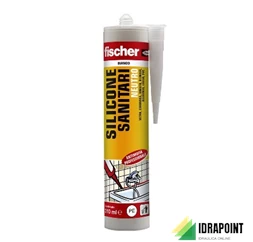 FISCHER SILICONE NEUTRO BIANCO ANTIMUFFA