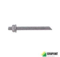 BARRA SMUSSATA FILETTATA CON DADO Ø 10X135 MM CONF. 10 PZ.