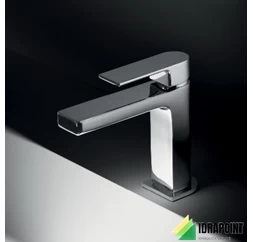 MISCELATORE LAVABO 145 MM  CON SALTARELLO - SERIE TEO CROMO