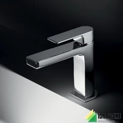 MISCELATORE LAVABO 145 MM  CON SALTARELLO - SERIE TEO CROMO