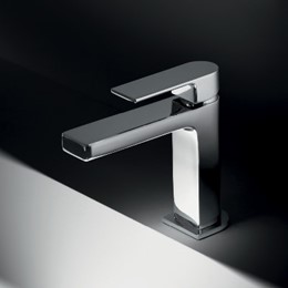 MISCELATORE LAVABO 145 MM  CON SALTARELLO - SERIE TEO CROMO