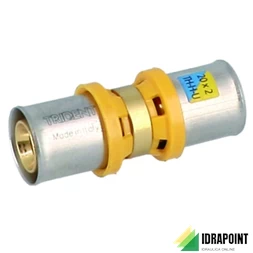 RACCORDO MULTISTRATO DIRITTO DOPPIO TRIDENT Ø 16X16 MM