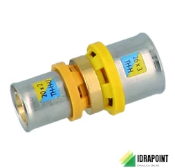 RACCORDO MULTISTRATO DIRITTO RIDOTTO TRIDENT Ø 20X16 MM