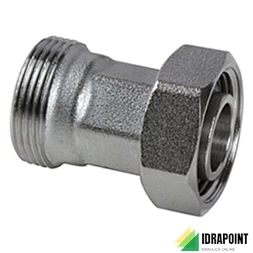 PROLUNGA CON CALOTTA GIREVOLE Ø 3/4'' F NON CROMATA