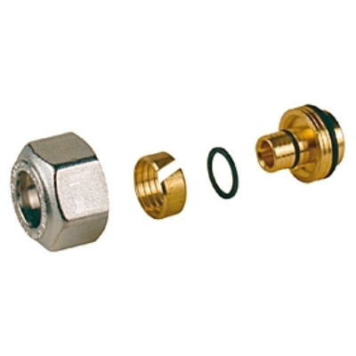 ADATTATORE TUBO MULTISTRATO PEX - Ø 16X2 MM