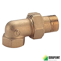 BOCCHETTONE OTTONE CURVO Ø 3/8