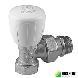 VALVOLA A SQUADRA TERMOSTATIZZABILE X FERRO - Ø 3/8