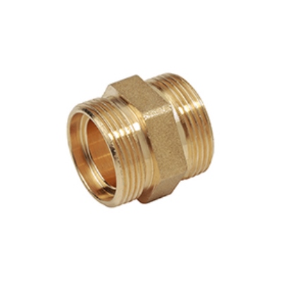 RACCORDO DRITTO IN OTTONE PER ADATTORI Ø 22 MM