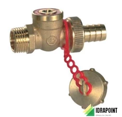 RUBINETTO A SFERA COMPLETO NON CROMATO - Ø 1/2