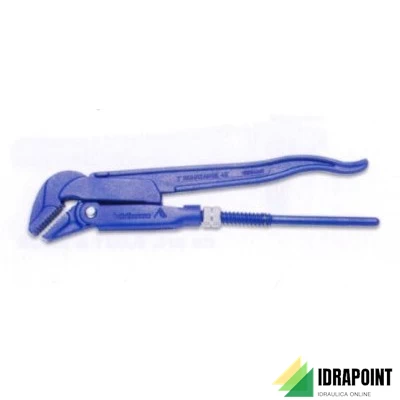 GIRATUBO ACCIAIO CR/VANADIO MOD. SVEDESE 45° X TUBO Ø 1''