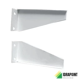 COPPIA MENSOLE FISSE BIANCO PER LAVABO LEONE