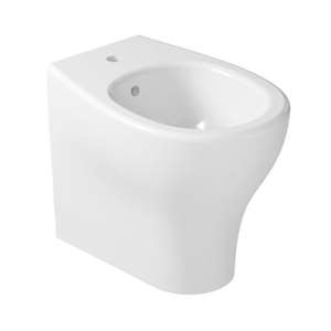 BIDET A TERRA FILO PARETE - SERIE EDEN BIANCO