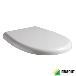 COPRIVASO CON CHIUSURA RALLENTATA - SERIE EDEN BIANCO