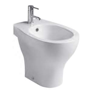 BIDET MONOFORO A PAVIMENTO - SERIE EDEN BIANCO