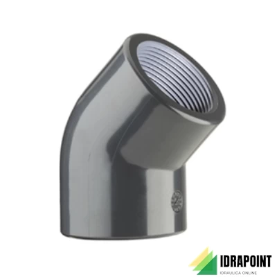 GOMITO 45° PVC Ø 1.1/2