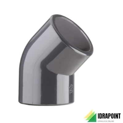 GOMITO 45° PVC INCOLLARE Ø 75 MM