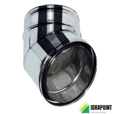 GOMITO A 45° AN ISO ARIA Ø 100/120 MM