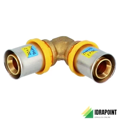 GOMITO A 90° MULTISTRATO TRIDENT Ø 50X50 MM