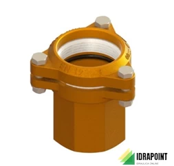 RACCORDO IN OTTONE PER TUBO PE ATTACCO F Ø 2.1/2