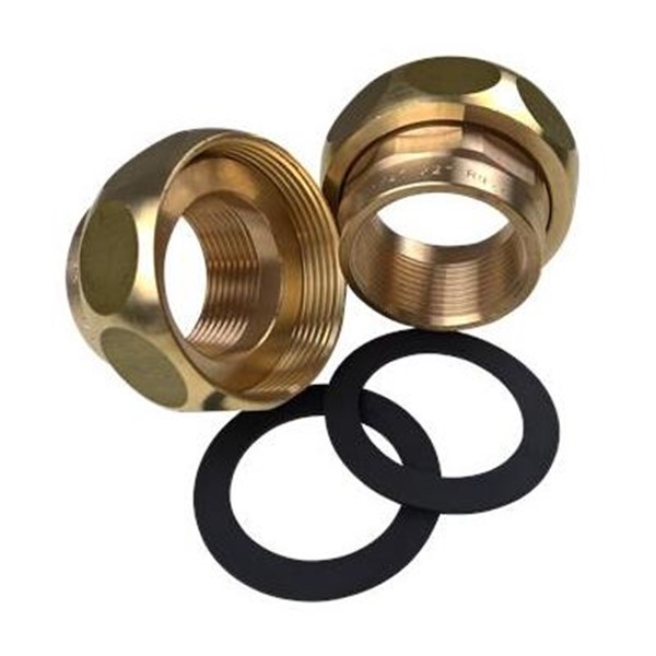 COPPIA BOCCHETTONI IN BRONZO X POMPA Ø 1.1/4
