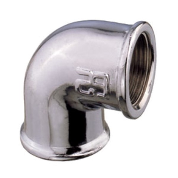 GOMITO OTTONE CROMATO FF Ø 3/8