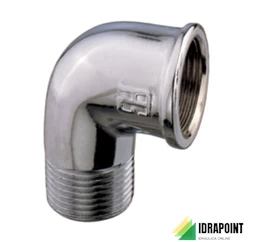 GOMITO OTTONE CROMATO MF Ø 3/8