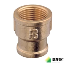 MANICOTTO RIDOTTO IN OTTONE GIALLO Ø 1/2