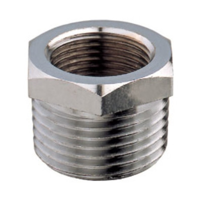 RIDUZIONE IN OTTONE CROMATO Ø 3/4