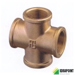 CROCE IN OTTONE GIALLO Ø 1/2