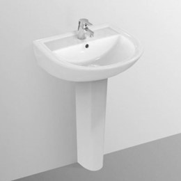 LAVABO 55X46 CM - SERIE QUARZO BIANCO