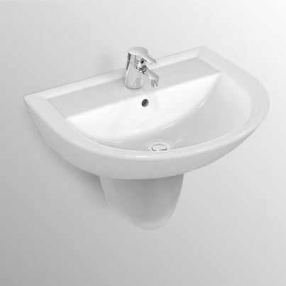 LAVABO 60X47 CM - SERIE QUARZO BIANCO