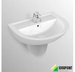 LAVABO 55X46 CM - SERIE QUARZO BIANCO