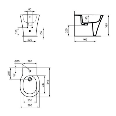 BIDET FILO PARETE CONNECT AIR