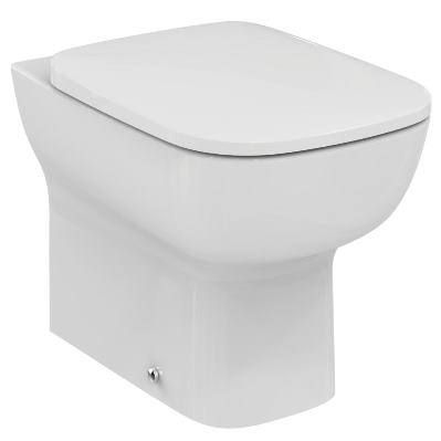 VASO FILO PARETE CON SEDILE SLIM ESEDRA BIANCO EUROPEO