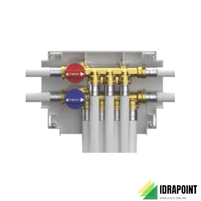K4.2 COLLETTORE MONO 5+4 ATTACCHI IMPIANTI SANITARI