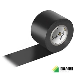 NASTRO COPRIGIUNTO IN PVC NERO H = 38 MM X 25 MT