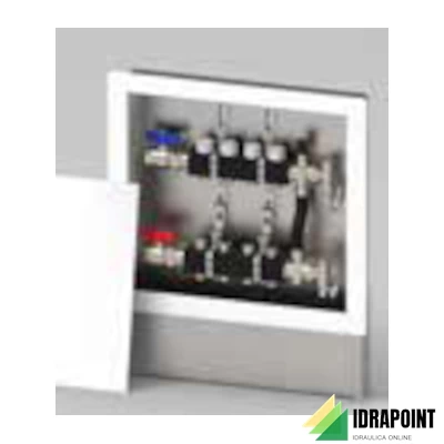 KIT COLLETTORE 3 VIE C/CASSETTA E BYPASS - 4 USCITE