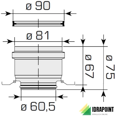KIT CONDOTTI SEPARATI Ø 80 MM PER UNIQUA
