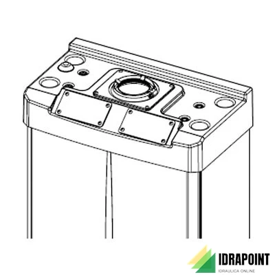 KIT COPERTURA SUPERIORE PER ESTERNO VICTRIX KW TT/TERA