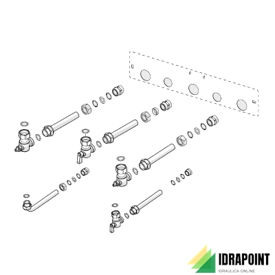 KIT RUBINETTI COLLEGAMENTO PER FORMAT ZIP
