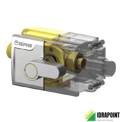 KIT VALVOLA + SCATOLA DA INCASSO GAS + PL + LEVA K164