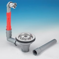 PILETTA BASKET PER LAVELLO CON T/P TONDO Ø 1.1/2