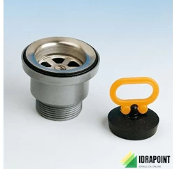 PILETTA FORO Ø 60 SENZA T.P. RACCORDO Ø 1.1/2