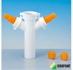 TE PER LAVASTOVIGLIE E LAVATRICE Ø 40 BIANCO