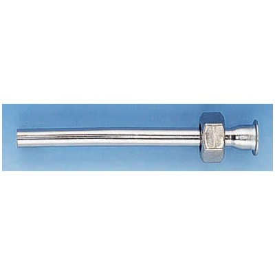 TUBETTO SOTTOLAVABO RAME CROMATO CON FLANGIA Ø 10X3/8