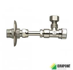 RUBINETTO CON TUBETTO L.20 PER CASSETTA WC Ø3/8